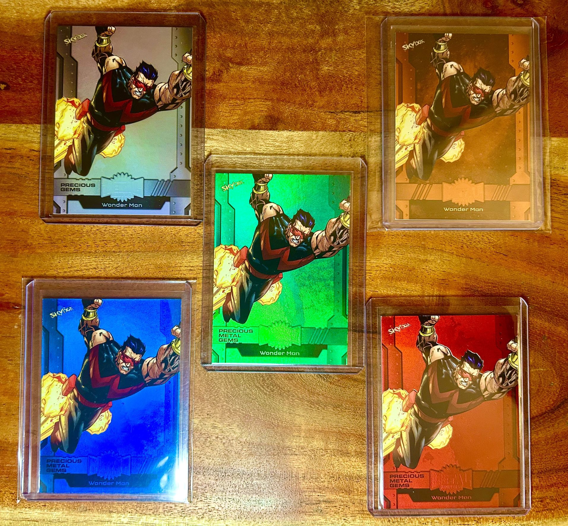 Wonder Man 2024 Metal Avengers PMG Rainbow Lot Green Precious Metal Gems