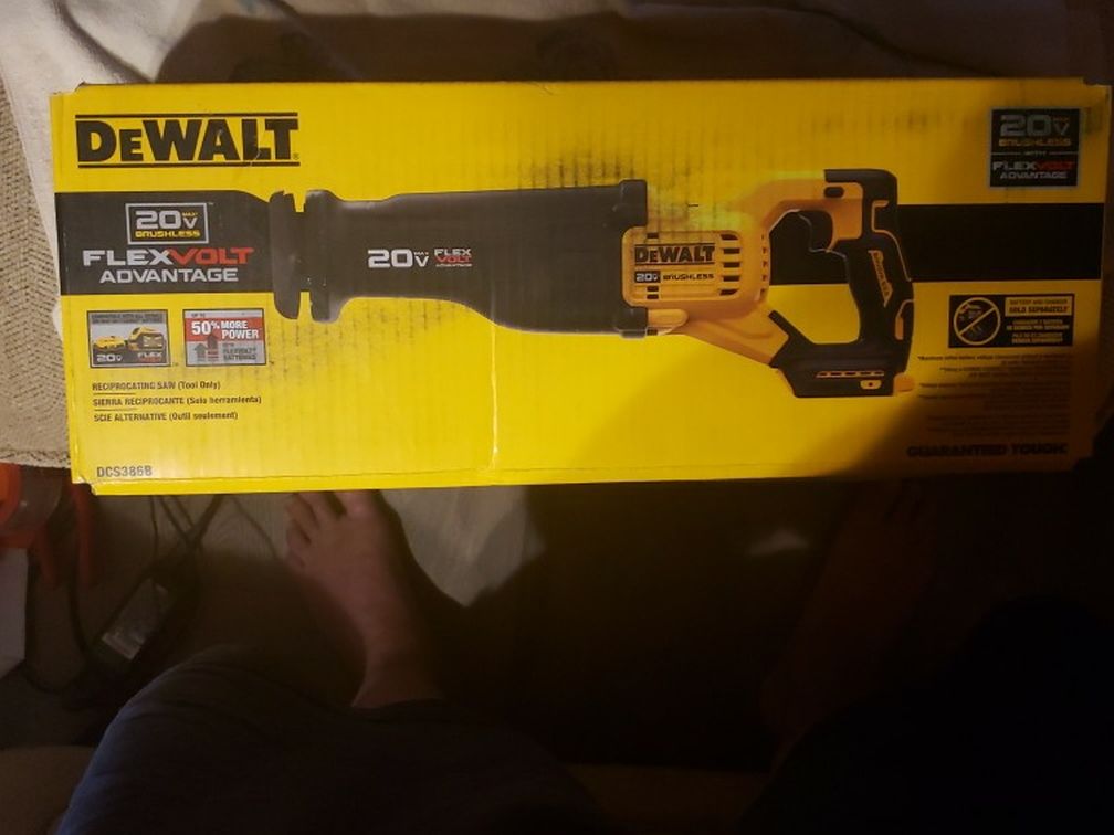 Dewalt 20v Flexvolt Sawzall