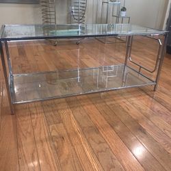 2 Tier Glass Table