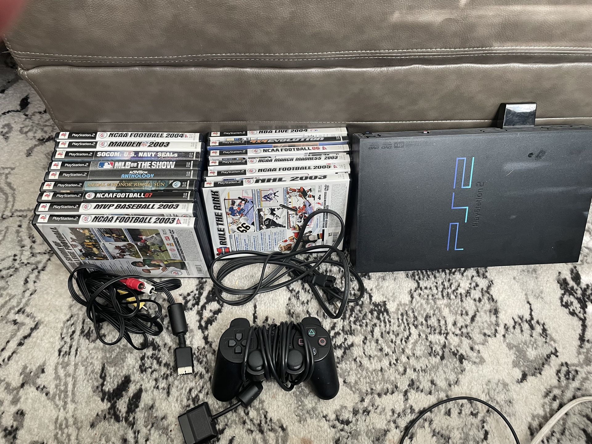 Sony PS2 With 15 Games