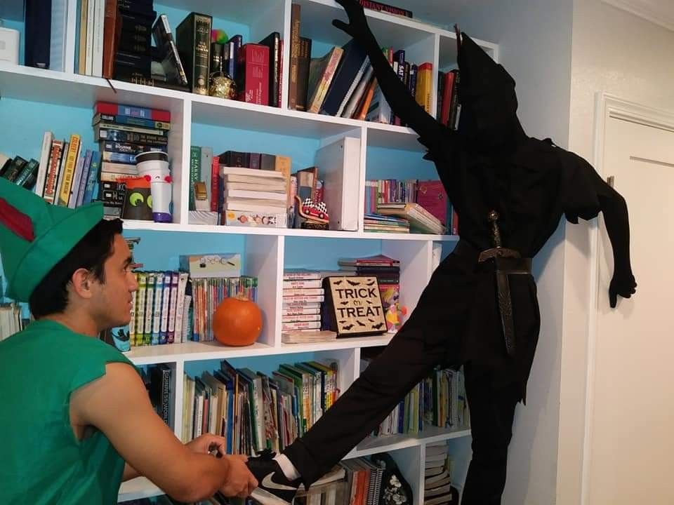 Peter Pan Shadow Halloween Costume. Best Costume Ever!
