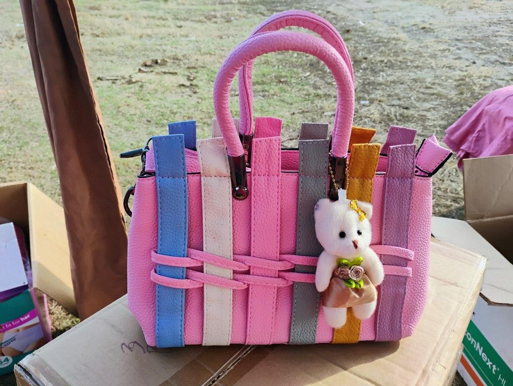 Adorable Purse With Charm. Brand New Never Carried. Sales For $60 New Online You Pay Only $22.