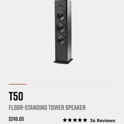 NEW IN BOX!2 Polk Tower Speakers 