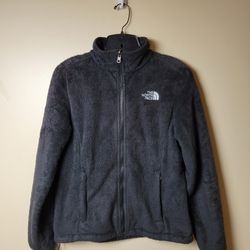 The North Face Womens Black  Fleece Full Zip Jacket Long Sleeve Size Small