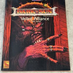 Dungeons & Dragons Veiled Alliance Dark Sun Accessory Book (2nd Ed., 1992)