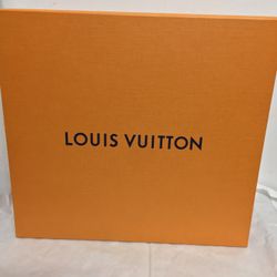 Louis Vuitton Orange Empty Gift Box dimensions 3.5x13.5x5. Brand New