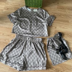 Gucci Short Pajama Set/ Sleepwear 