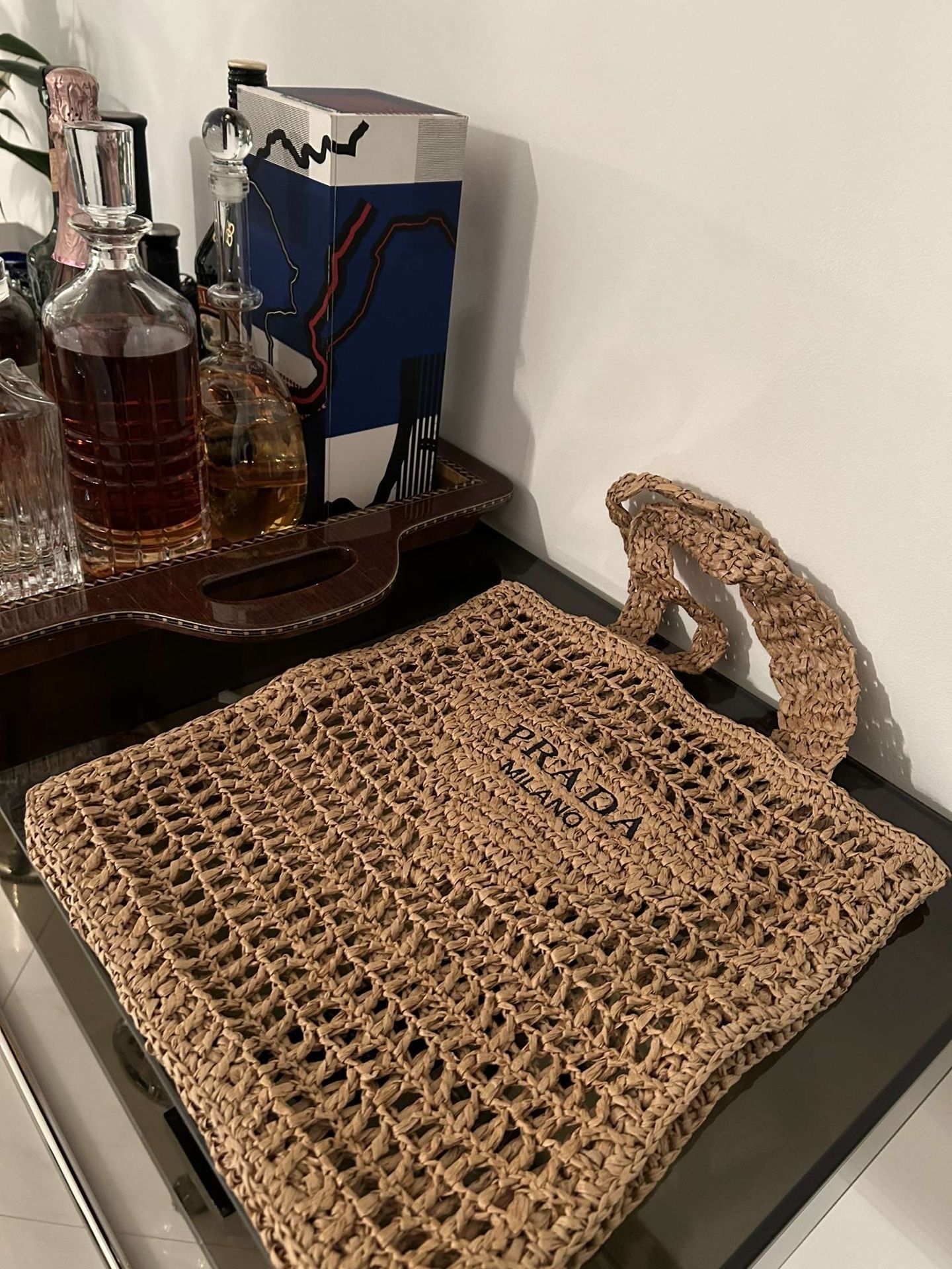 Prada Straw Bag