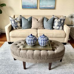 **CLEARANCE** Ottoman + Side Tables