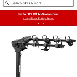 thule 4 bike tail hitch bike rack.  great condition. make offer