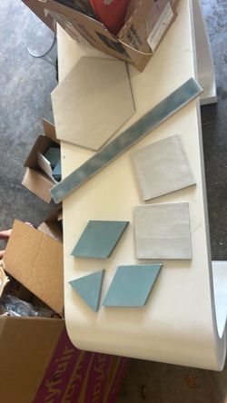 Massive amounts of different tiles