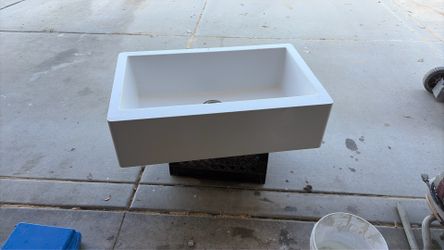 Acrylic farm sink