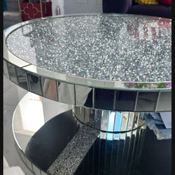 Dining Table With Two CHAIRS AND COFFEE TABLE