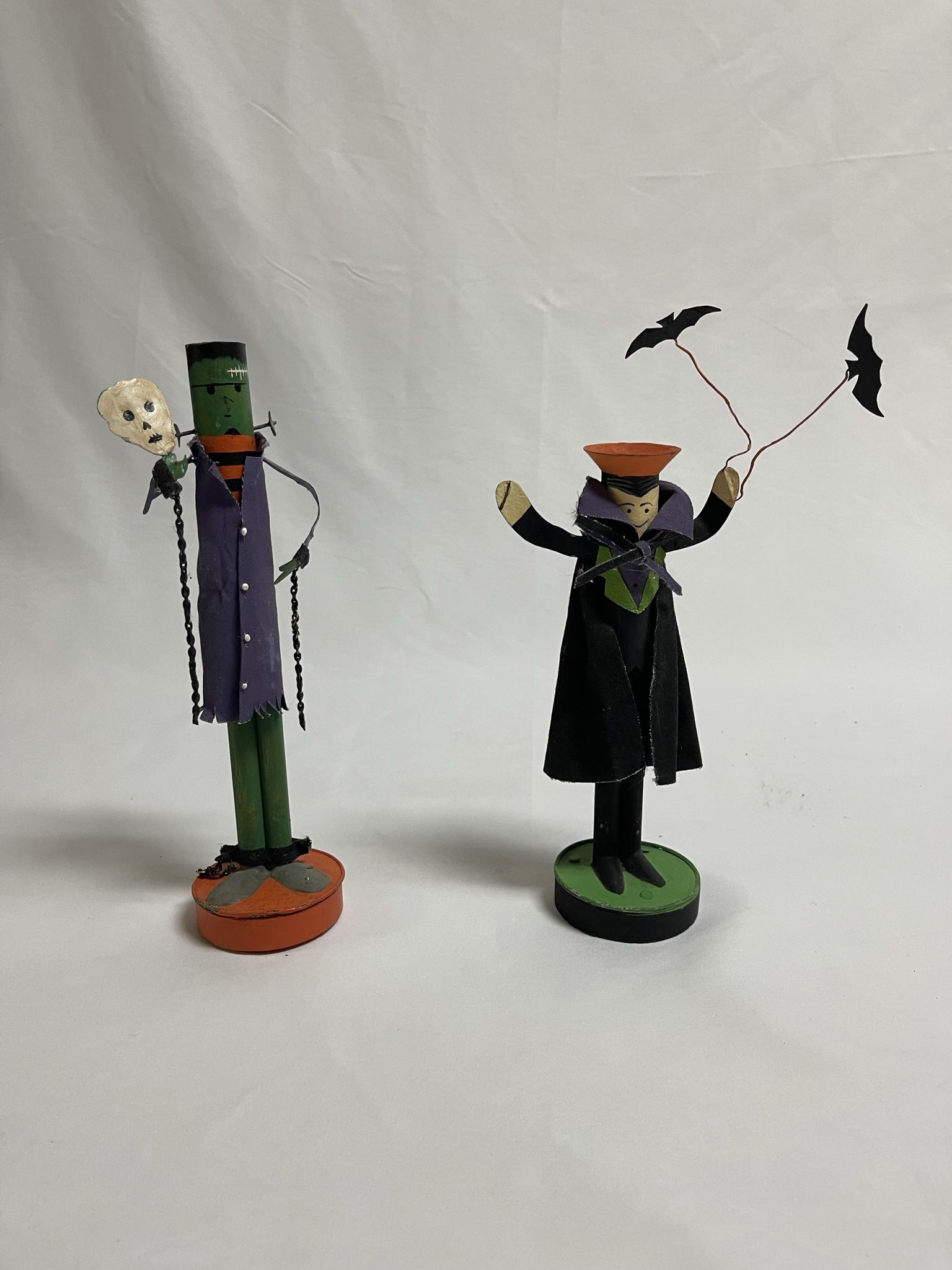 Spooky Taper Candle Holders (Pair)