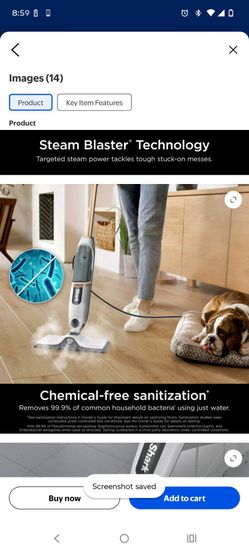 Shark steam mop