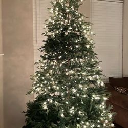 9 Foot Artificial Christmas Tree- Clear Lights- Original Box