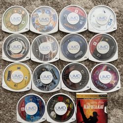 Sony Psp Games / Movies 5 Each
