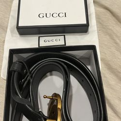 GG Gucci Marmot Belt Thin 