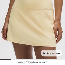 Lululemon Buttercream Skirt 🧈