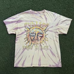 Sublime Swirl Tiedye Sun Logo Rock Tee
