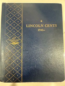 Whitman Lincoln Cents 1941 Coin Album