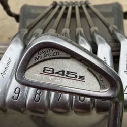 Tommy Armour 845s Titanium Iron Golf clubs Set - 3iron-PW - Right Handed 