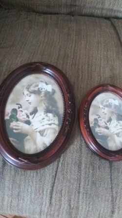 Antique picture frames
