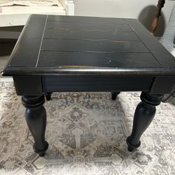 Black End Table 