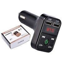 Fm transmitter, Bluetooth car charger wireless with mic, CARB2