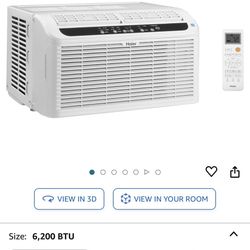 Haier 6,200 BTU Ultra Quiet Window Air Conditioner