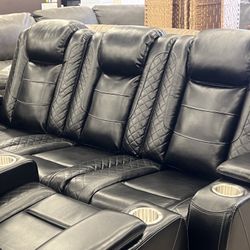 Bluetooth Reclining Sofa & Loveseat
