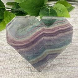 Crystal Fluorite Heart