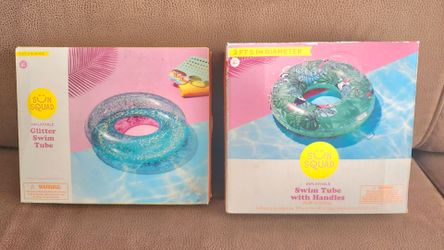 Sun Squad Swim Tubes set of two, 3'+ wide