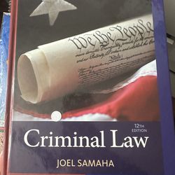 Criminal Law book 