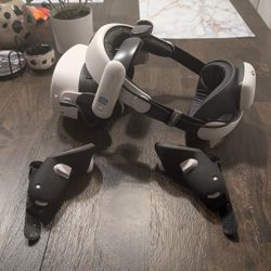 Meta Quest 3s (128GB) + BoboVR S3, KIWI Face Cover, Controller Grips – MINT 