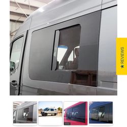AM Auto Glass RV Sprinter opening window behind drivers seat exclamation great upgrade