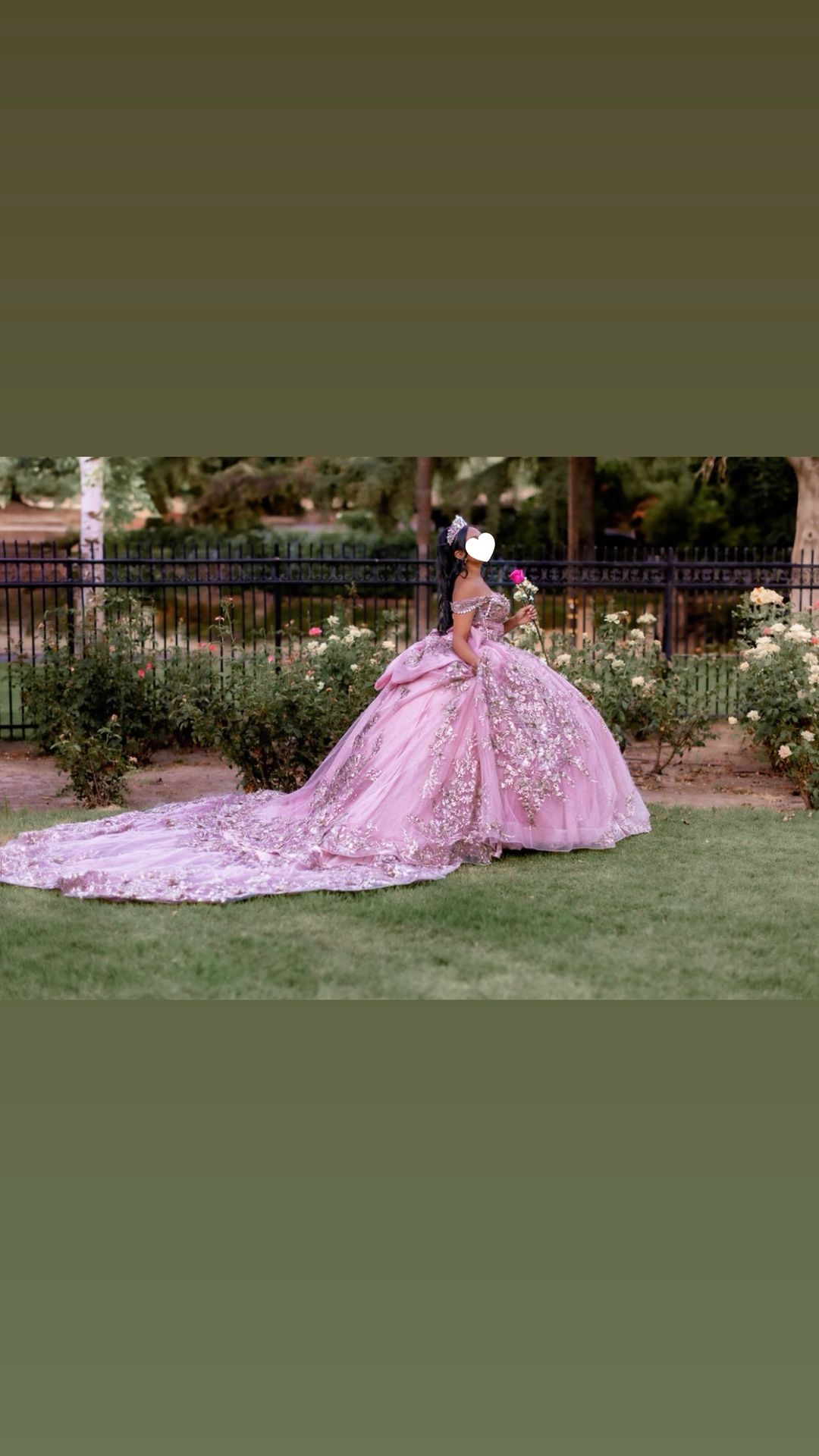 Pink Sweet 16/Quinceanera Ball Gown As Is