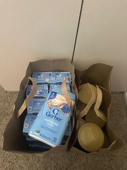 baby formula and food