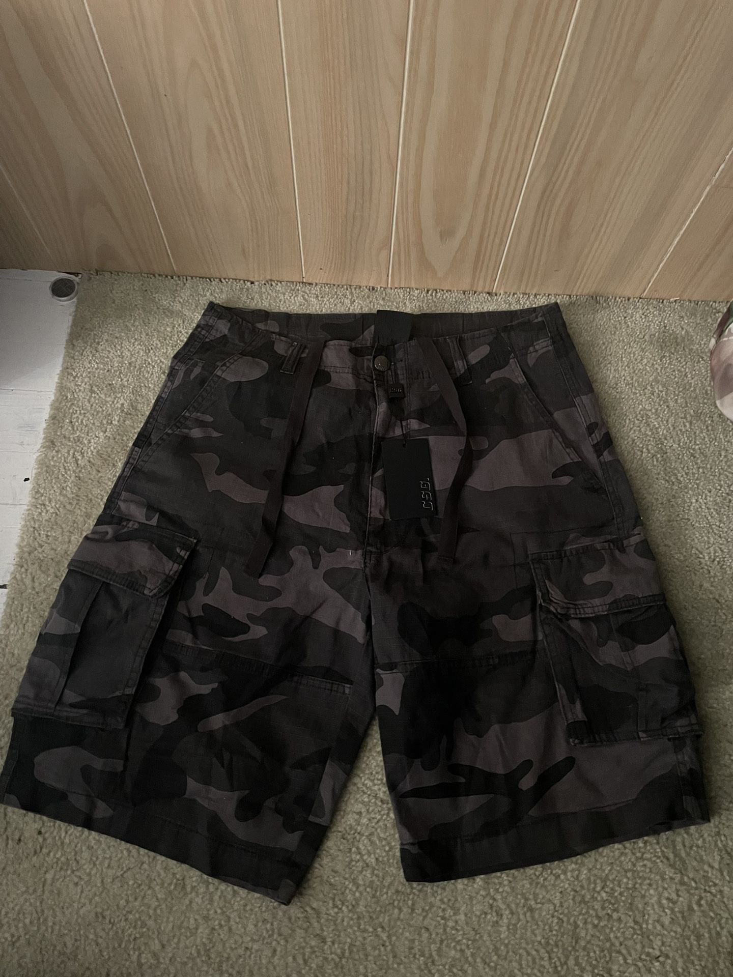 CSG Black And Grey Jorts