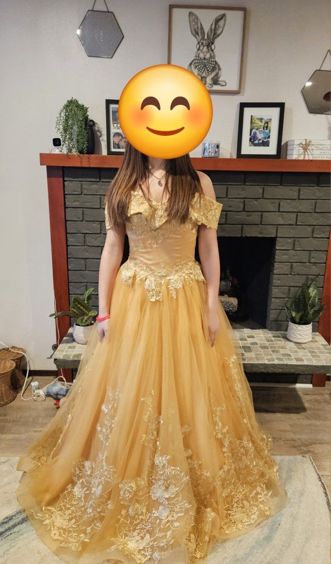 Gold Formal Dress