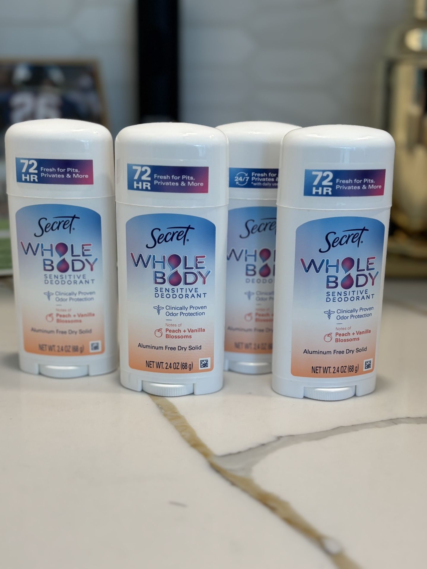 Secret Whole Body Deodorant Set Of 4