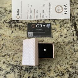 0.5ct VVS Moissanite Ring