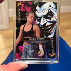  2025 Wild Card Jokers Wild Ronda Rousey 1/1 TRUE One Of One SSP Rare UFC WWE
