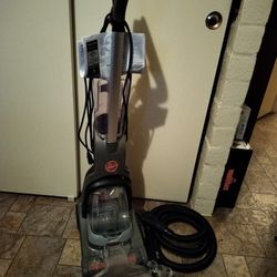 Hoover Carpet Shampooer Comes With Holes And Attachments To It