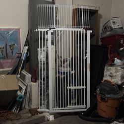 Extra tall gate baby dog cat proof easy