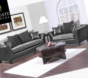 New Grey Couch And Loveseat Set