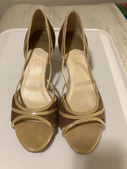 Cole Haan /Kitten Heels , Peep Toe