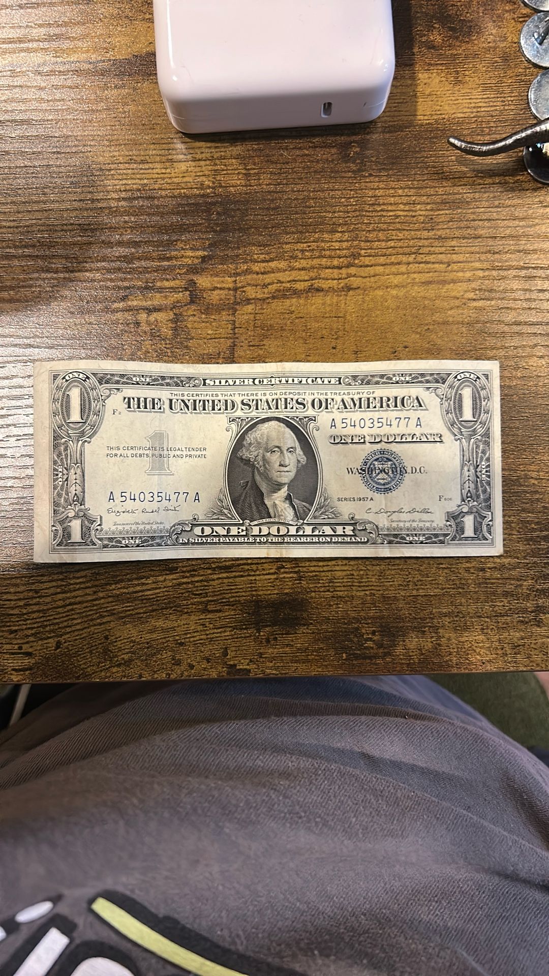$1 1957 A Silver Certificate