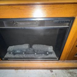 Indoor Fireplace Tv Stand