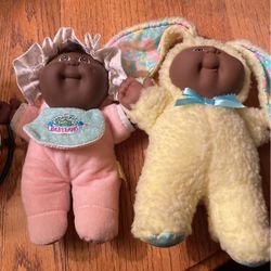 1989 Cabbage Patch Babyland Cabbage patch Kids Doll Black African American Baby 11"